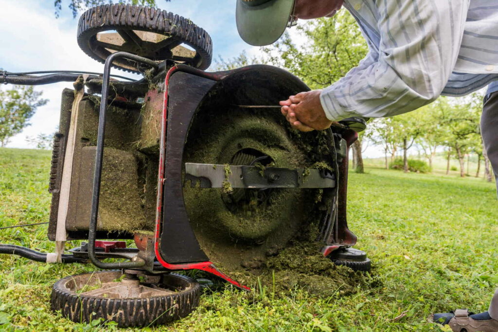 Lawn mower maintenance