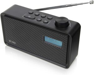 A portable DAB radio