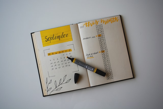 Diary opened at September