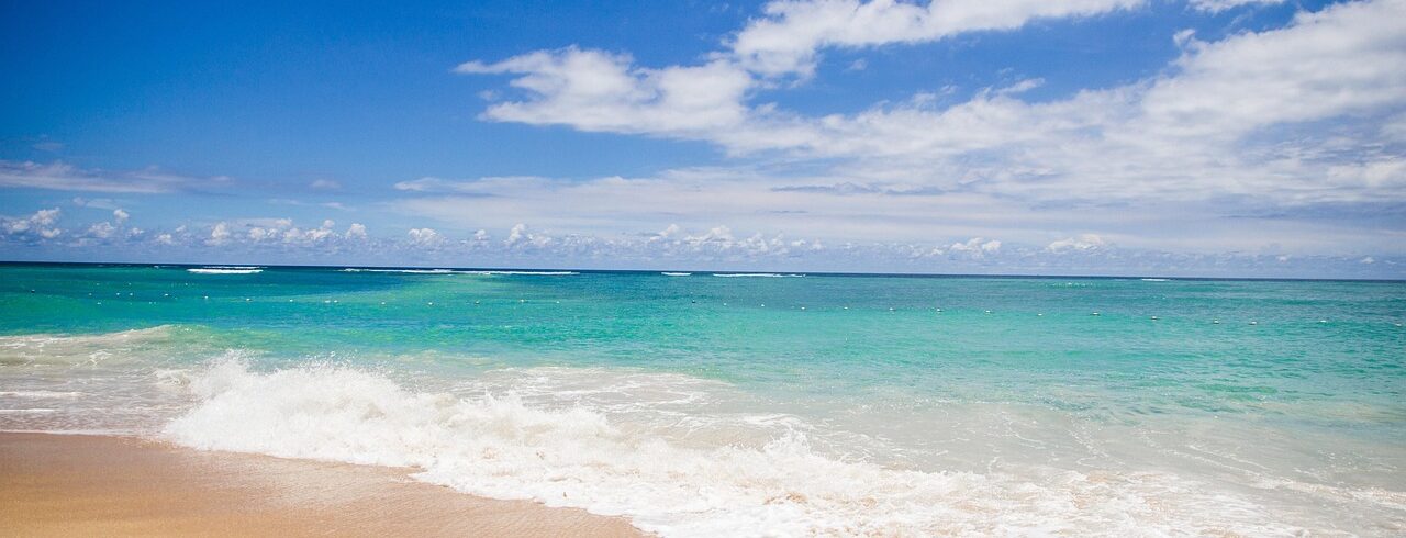 A beautiful beach scene