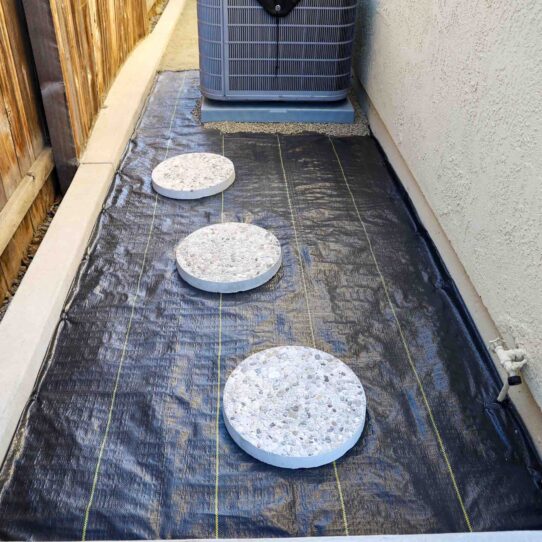 Weed Control Membrane in Garden (web-ready)