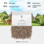 Composition lawn starter fertiliser